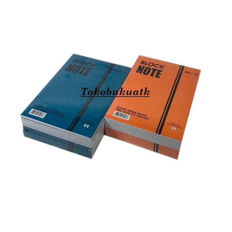 

Buku Catatan Polos Block Note No.15, Catatan Bloc Note Polos ukuran besar