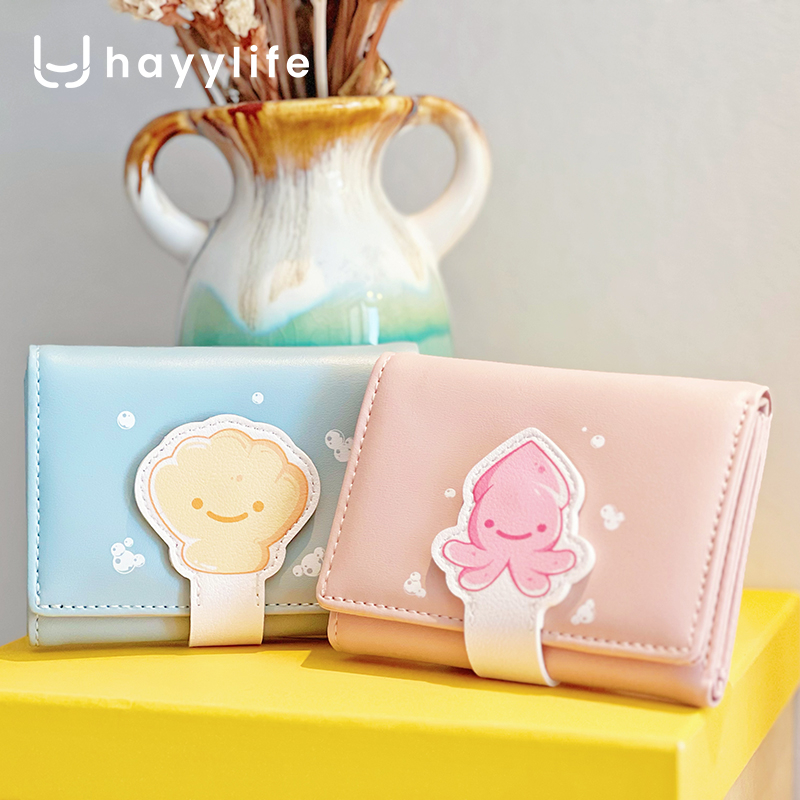 SOOKA Dompet -dompet multi-kartu mini lipat tiga gambar buah HL-FAA694