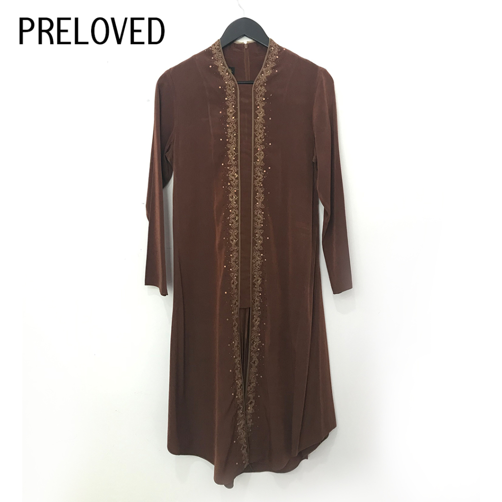 PRELOVED Shafira Atasan Wanita Tunik Manik Manik