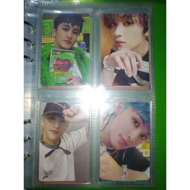 Photocard Digipack Beatbox Haechan, Mixtape Beatbox Mark, Photobook Beatbox Mark dan Digipack Glitch