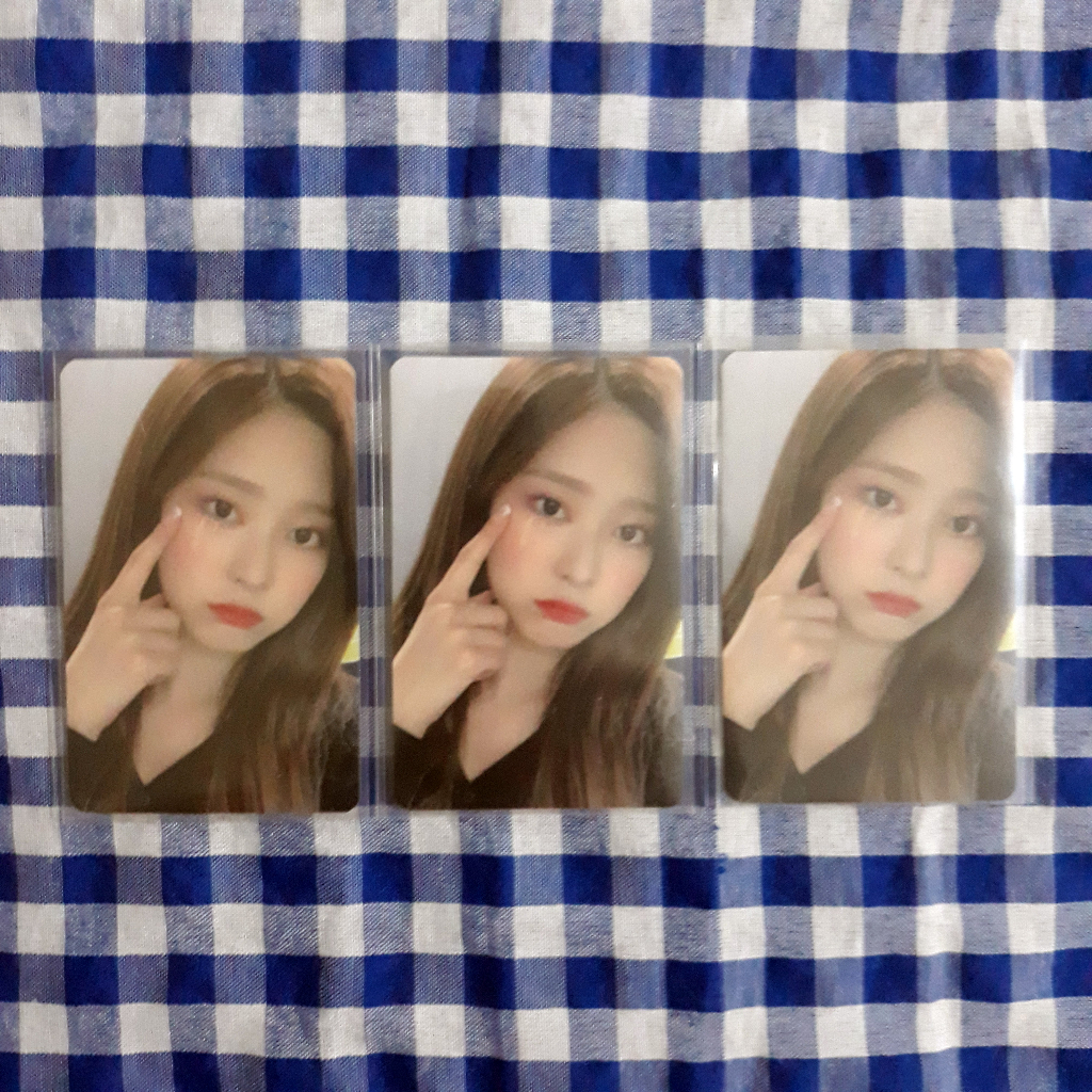 Kim Minju Izone oneiric diary fansign benefit nunmul photocard pc