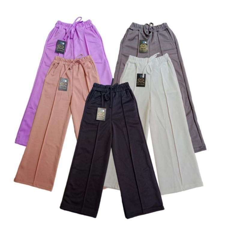 Kulot scuba anak perempuan 4-13tahun / celana kulot anak perempuan