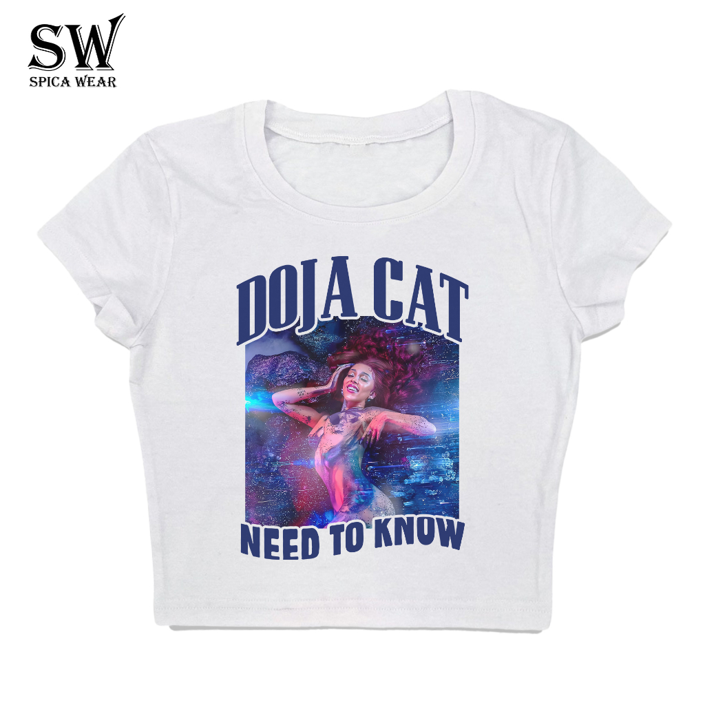 baby tee doja cat need to know crop top doja cat