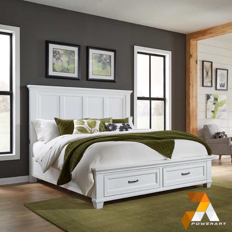 DIPAN TEMPAT TIDUR MINIMALIS DUCO PUTIH