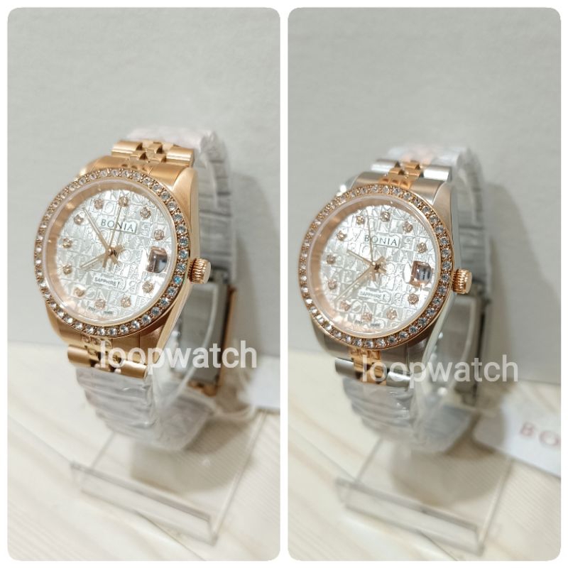 Jam tangan wanita BONIA BNB1550-3616S Monogram