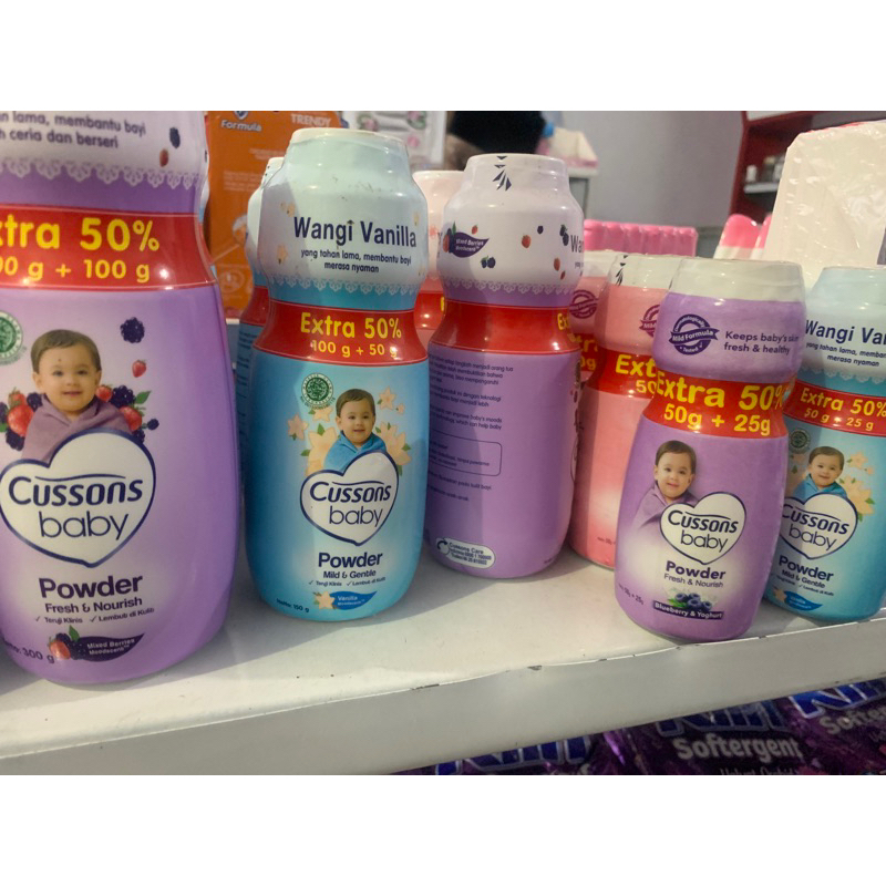 cusson bedak bayi 200 +100 gr
