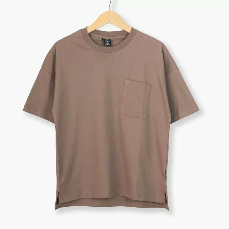 Kaos polos oversize (saku)