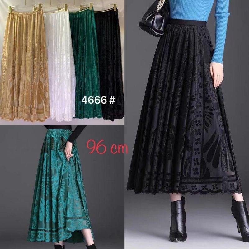 Rok tutu beludru import premium / rok tutu beludru panjang / rok tutu beludru / rok brukat beludru /