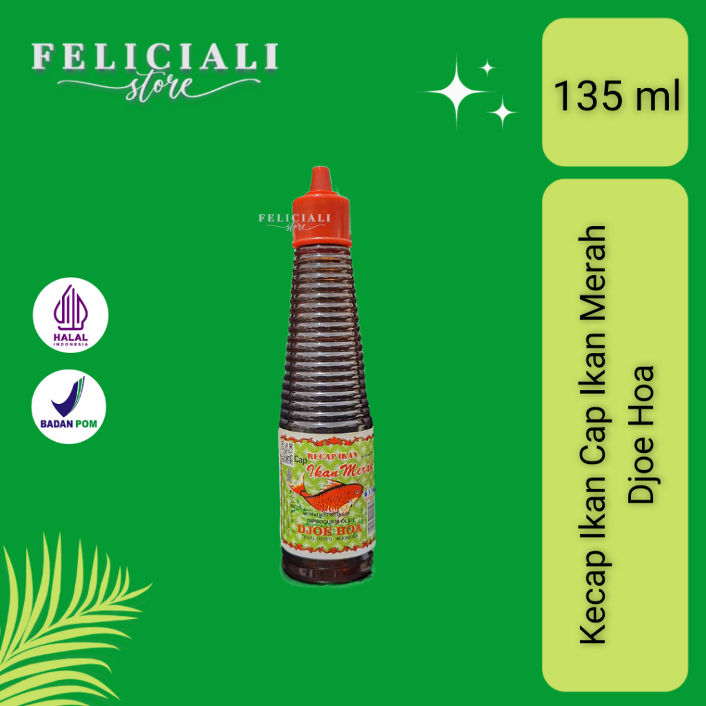 

Kecap Ikan Cap Ikan Merah - Djoe Hoa - 135 ml