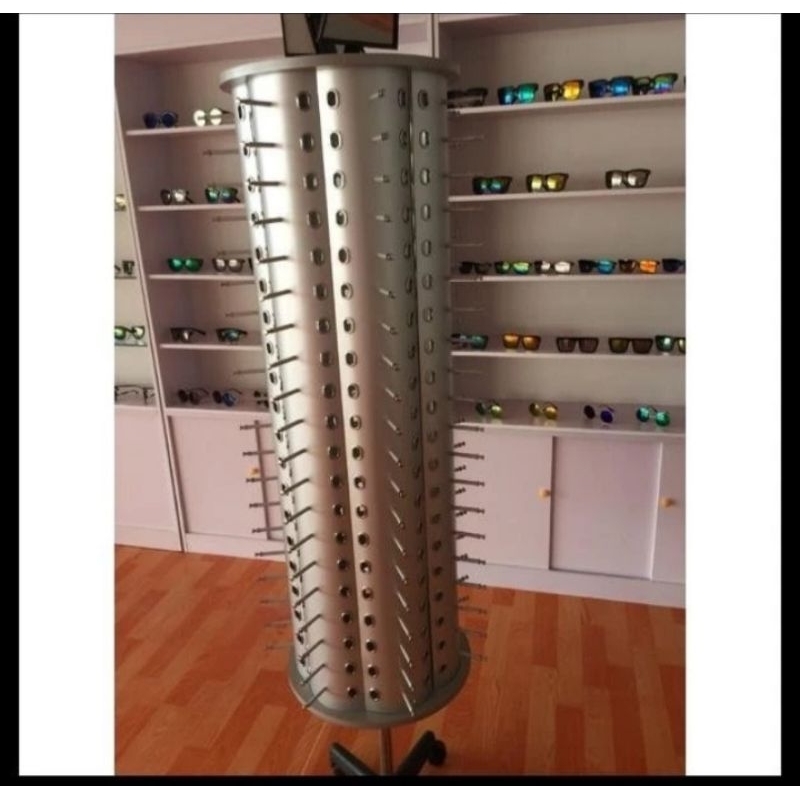 Display / Pajangan / Rak Kacamata Berdiri isi 126 Ada Roda