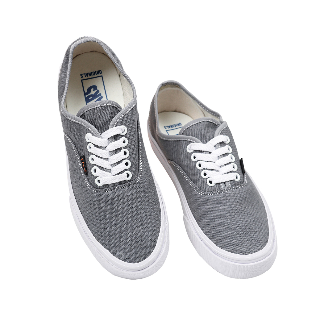 Zars Sepatu Sneakers Vert Vintage Grey White Low Unisex