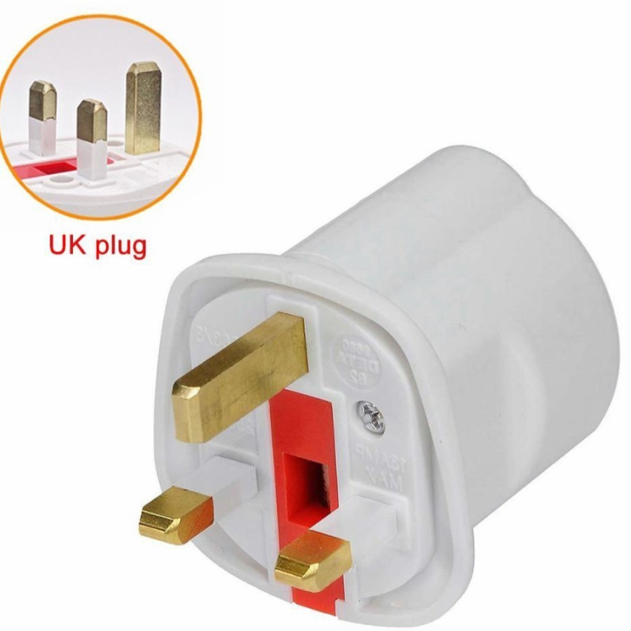 Colokan Konverter Kaki 3 untuk Umroh & Haji di Hotel Arab