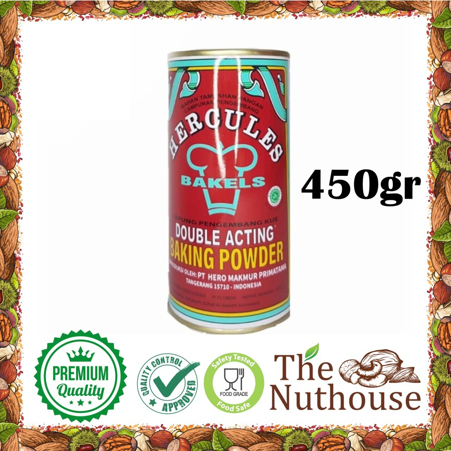 

HERCULES Double Acting Baking Powder / Tepung Pengembang Kue 450gr