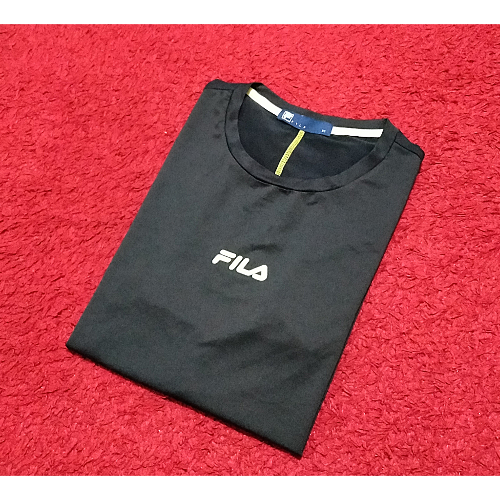 Baju Tshirt Jersey Dry Fit Fila Second Size M ke L