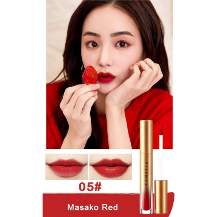 [ NEW ] Lameila Edition 1021 Lip Glaze Lipstik Pelembab Tahan Lama Gold