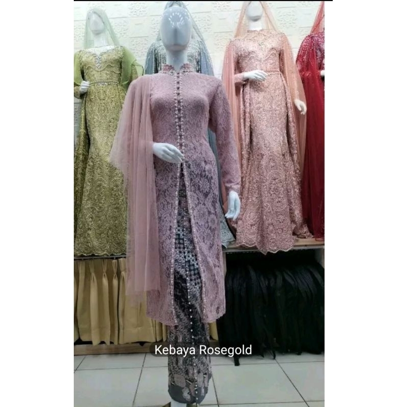 CODKEBAYA IBU BESAN MODEL TUNIK MIX PAYET MUTIARA KEBAYA SELENDANG KEBAYA PESTA BAJU WANITA KEBAYA W