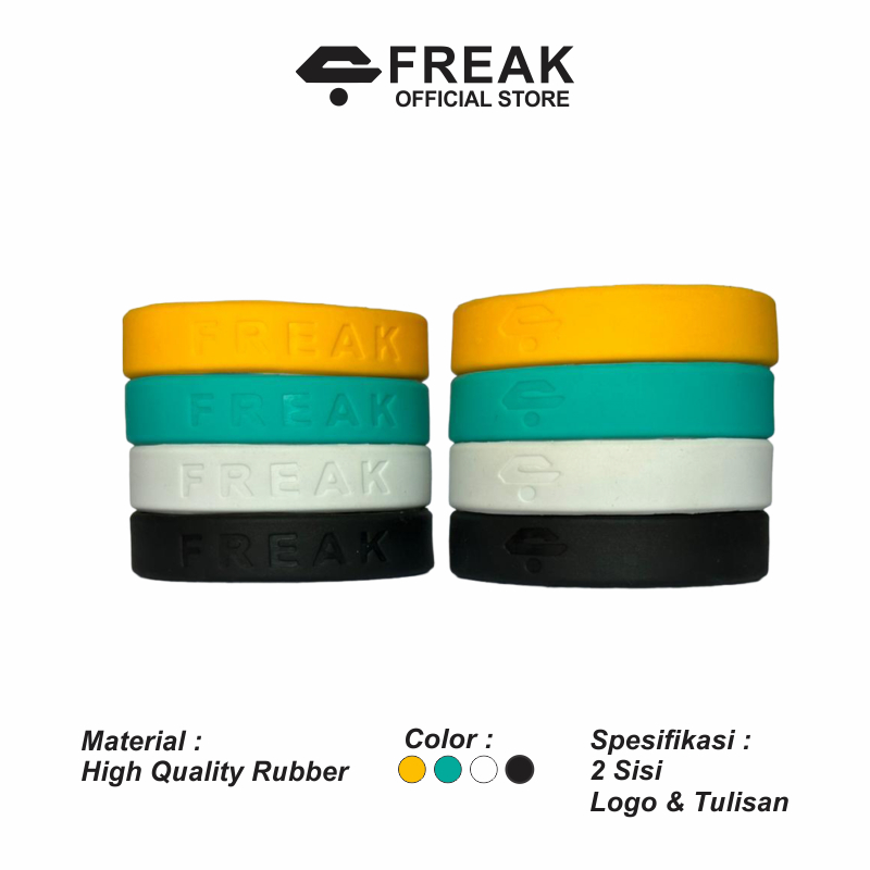 Freak Gelang Tangan Karet Wristband Distro