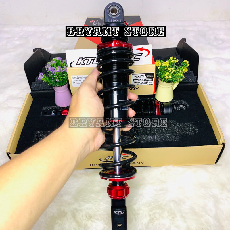 SHOCK BREAKER KTC RACING RAZOR PRO 305MM 335MM 350MM 365MM NON TABUNG ORIGINAL DOUBLE SHOCK STEERING DUMPER SHOCKBREAKER NMAX OLD NEW AEROX PCX XMAX