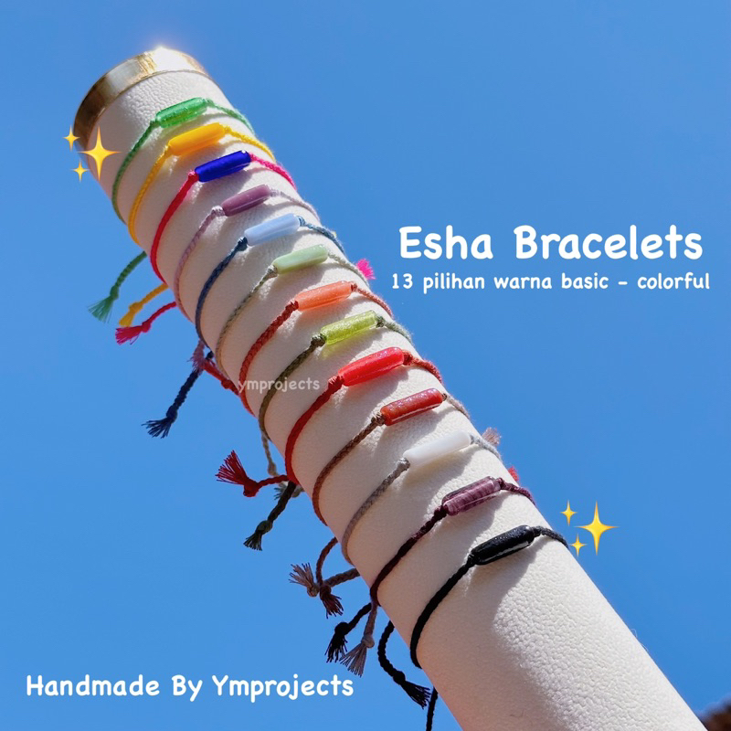 YMPROJECTS • READY STOCK GELANG TALI HANDMADE UNTUK WANITA DENGAN TASSEL | YMPOJECTS ESHA BRACELETS KEPANG SIMPLE