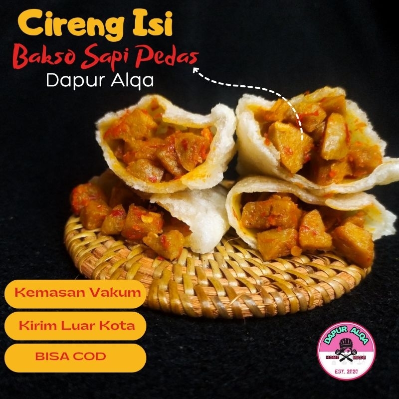 

Cireng Isi Bakso sapi Pedas 5 pcs enakk banget