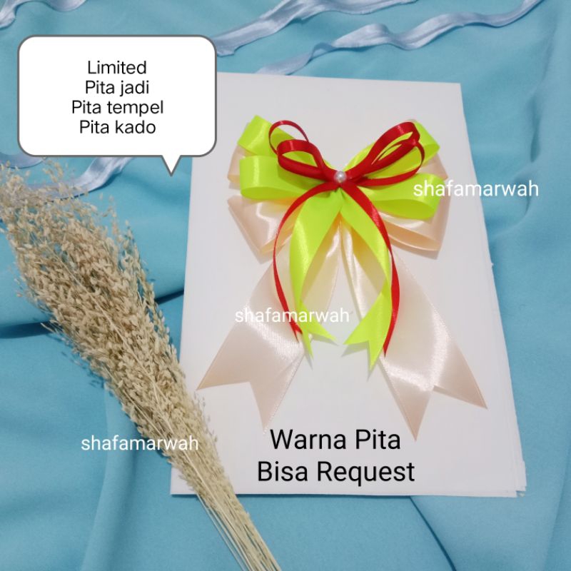 

Limited edition. Pita jadi. Pita tempel. Pita kado || Pita Hampers || special Price