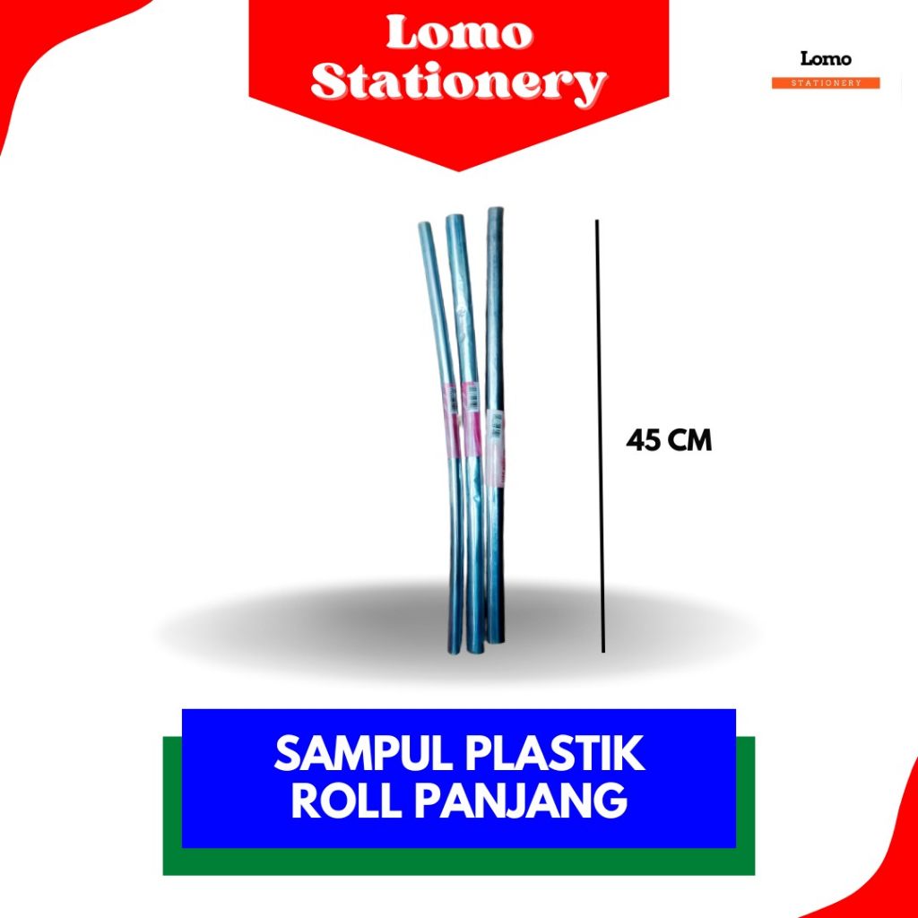 

Sampul Buku Roll Plastik Ukuran 45 cm