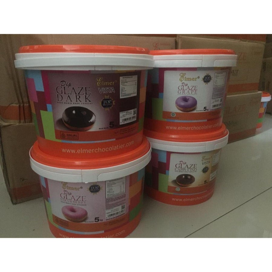 

Elmer Glaze Kemasan 5kg Topping Donat Roti Donut