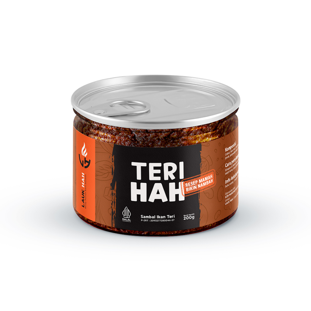 

LAUKHAH! Sambel ikan teri instan halal
