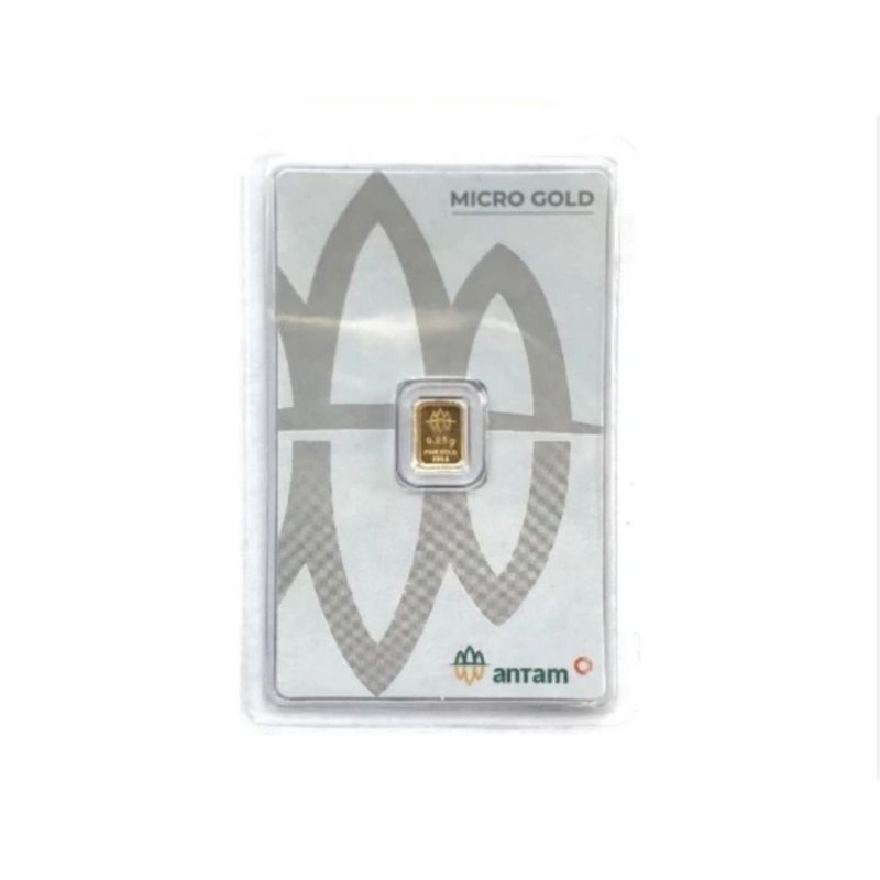 logam mulia emas antam micro gold 0.25 gram dengan scan barcode