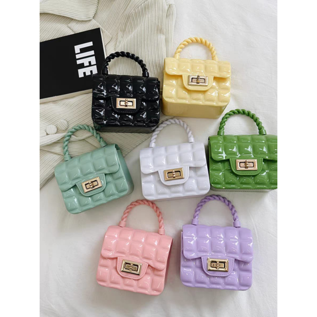 Tas Selempang Jelly Mutiara / Tas Selempang Anak Mini Jelly Bag Sling Bag Hand Bag