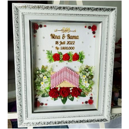 pigura mahar / figura mahar / bingkai mahar / mahar uang