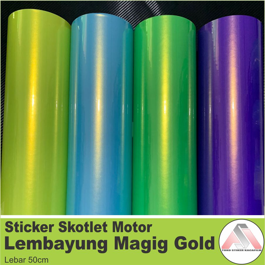 Sticker Stiker Skotlet Motor Warna Lembayung Ice Blue