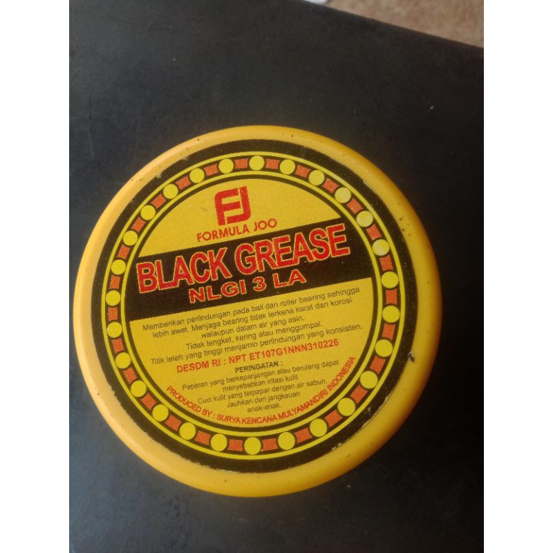 Stempet/ stempet kaleng/stempet black black grease