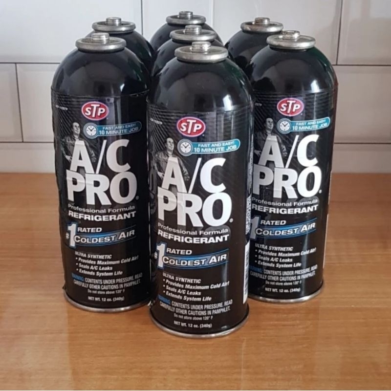 STP A/C AC PRO REFRIGERANT FREON R-134A R134A REFILL