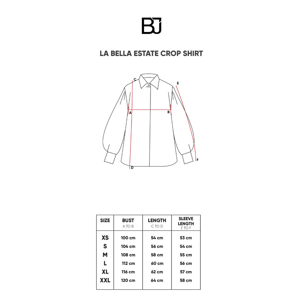 LA BELLA ESTATE CROP SHIRT - BENANG JARUM