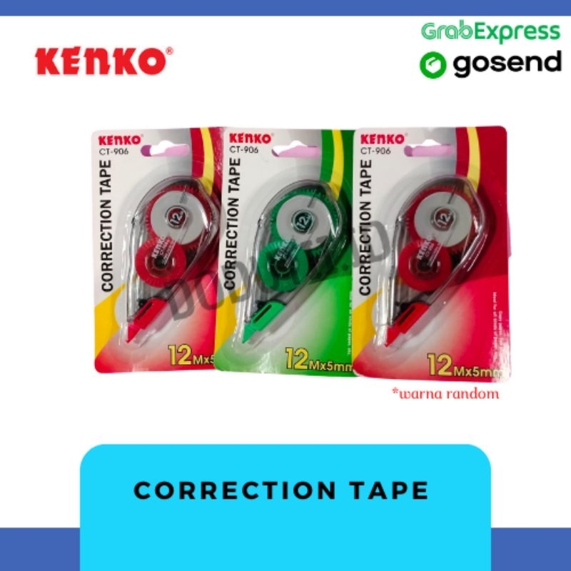 

Correction tape kenko Ct-906/Correction tape CT-3105L/Tipex kertas kenko murah/correction tape
