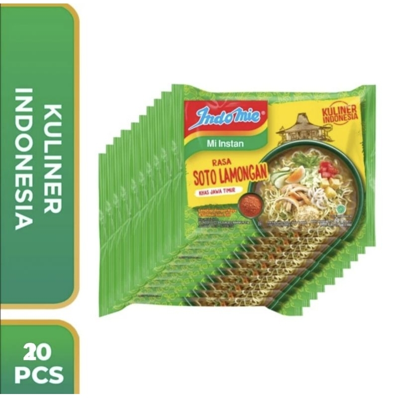 

Indomie Mi Instan Rasa Soto Lamongan 20pc