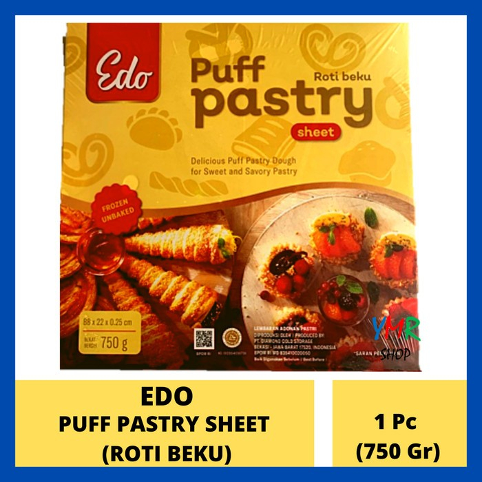 

Edo Puff Pastry Sheet 750GR