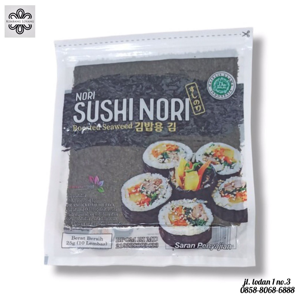 

Sushi Nori Putih isi 10 lembar