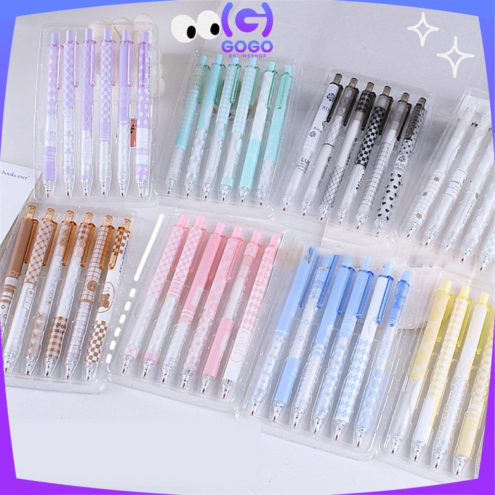 

GOGO-A69 Pulpen ST Set 6IN1 Motif Bunga 0.5MM / Pena Mekanik Alat Tulis Perlengkapan Sekolah / Retractable Pen Karakter Set / Pulpen Cetek Import