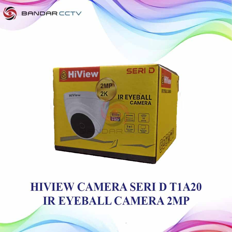 HIVIEW CAMERA SERI D T1A20 IR EYEBALL CAMERA 2MP