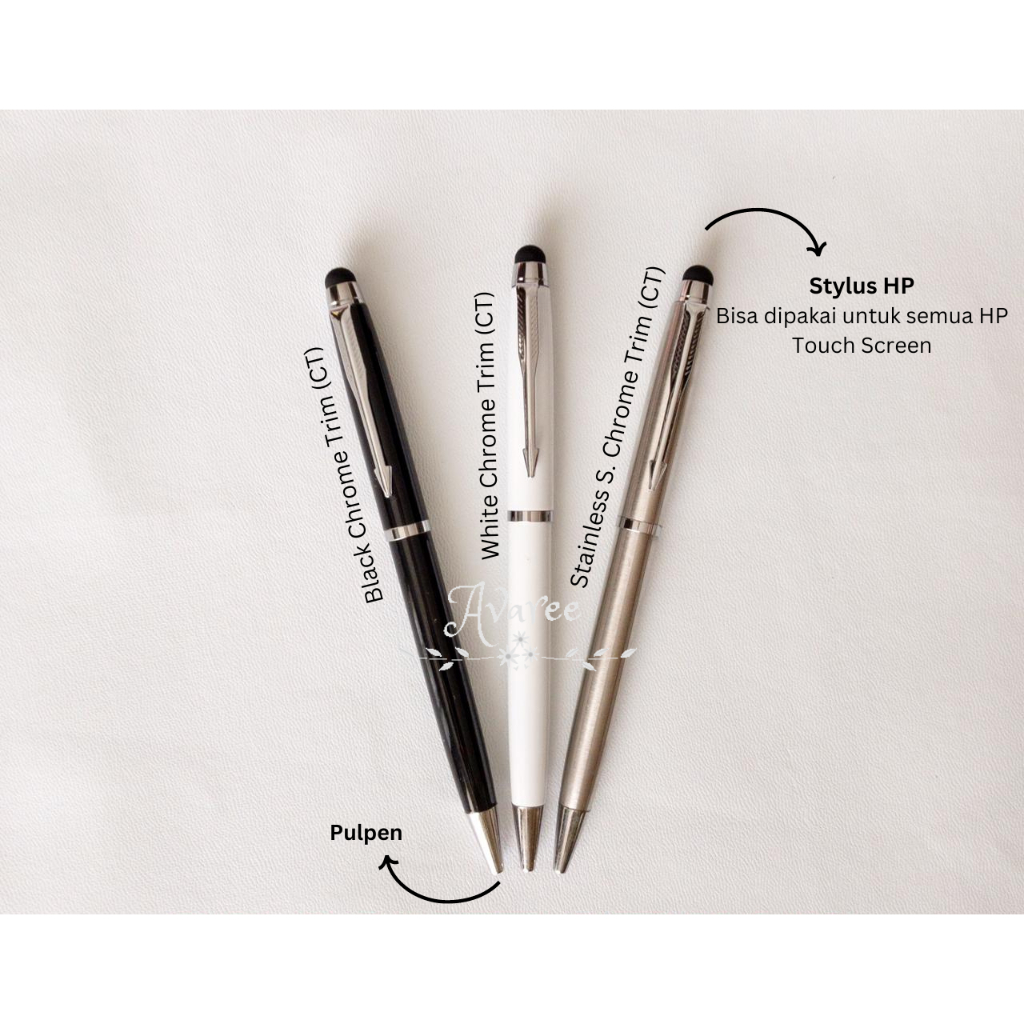 

Pulpen Promosi Metal Model Ballpoint Sonet 2in1 with Stylus HP