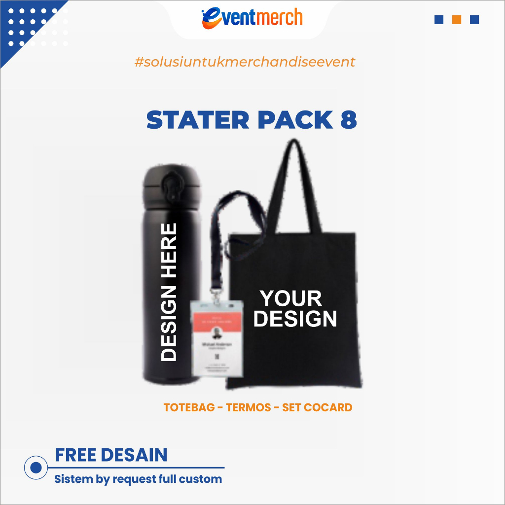 

PAKET SEMINAR KIT ACARA - GIFTSET - STATER PACK 8 BY EVENTMERCH