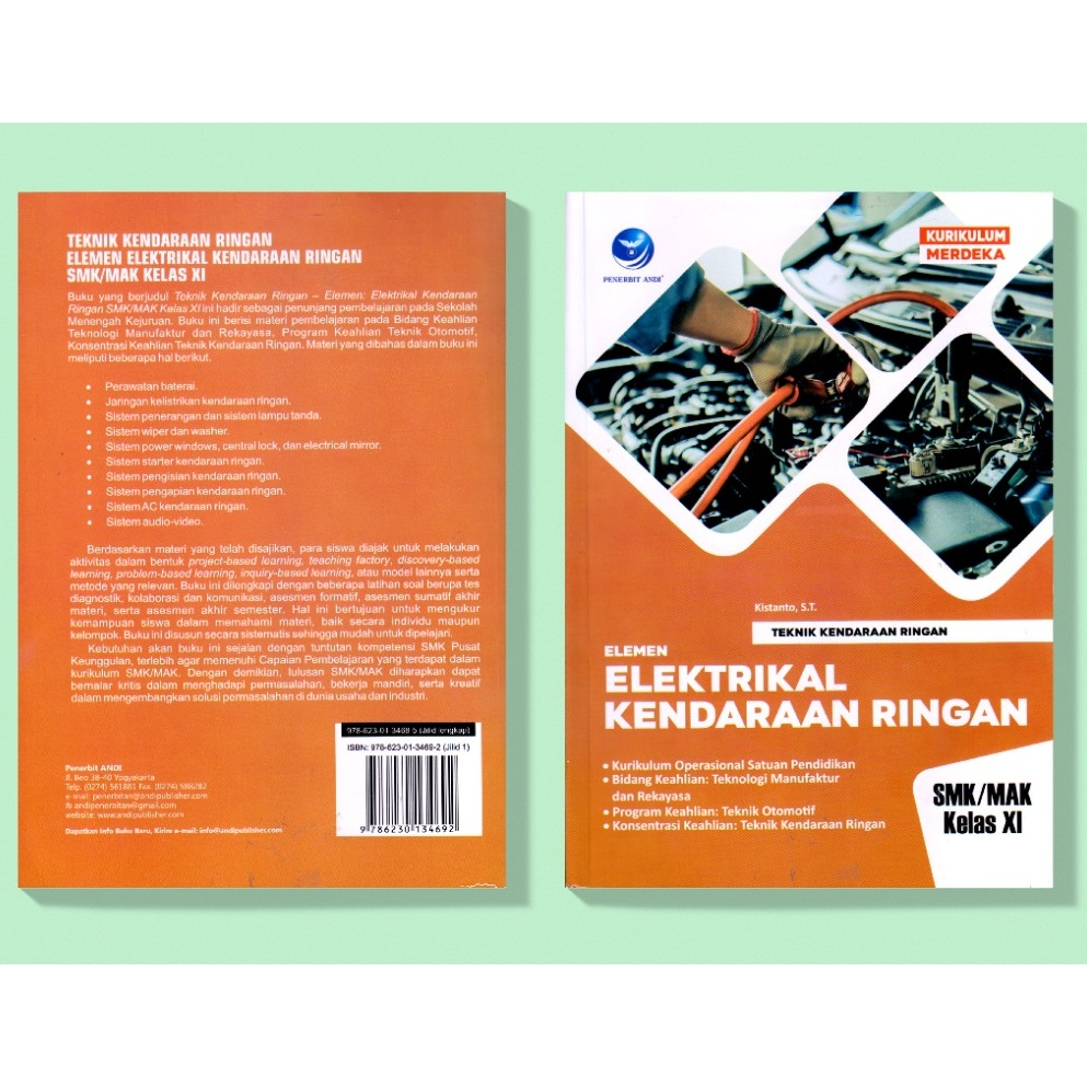 Teknik Kendaraan Ringan Elemen Sistem Elektrikal Kendaraan Ringan SMK/MAK Kelas XI. Kurikulum Operas