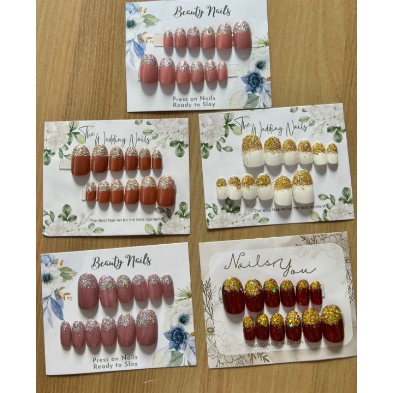 [MP] KUKU PALSU POLOS HAND MADE SALON DAILY LAMARAN FREE TOOLKIT KIRIM HARI YANG SAMA BISA PILIH SIZE