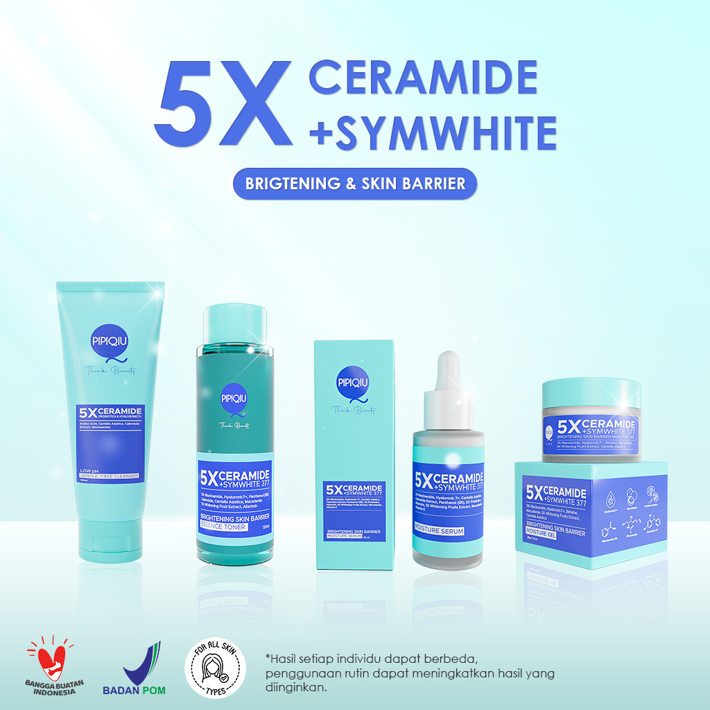 Pipiqiu 5X Ceramide Low pH Gentle Face Cleanser 100ml / Pembersih Muka