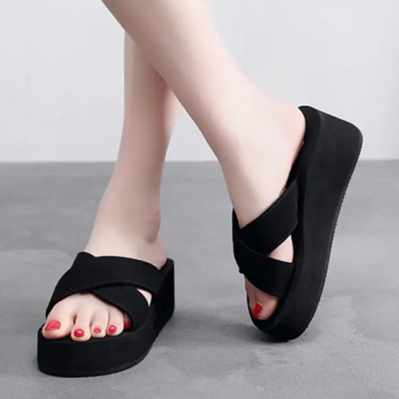 Sandal Wedges Wanita ( RIE - RIE 0351 ) Terbaru