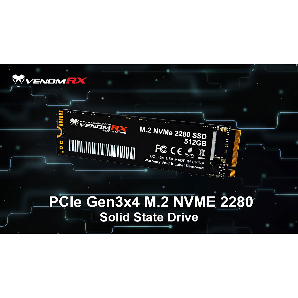 SSD VENOMRX VRX M2 2280 NVMe 512GB