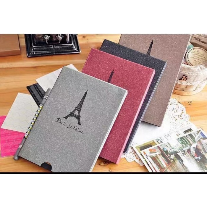 

DIARY BOOKS DIARY ALBUM PHOTOS MOTIF COVER TEMA PARIS