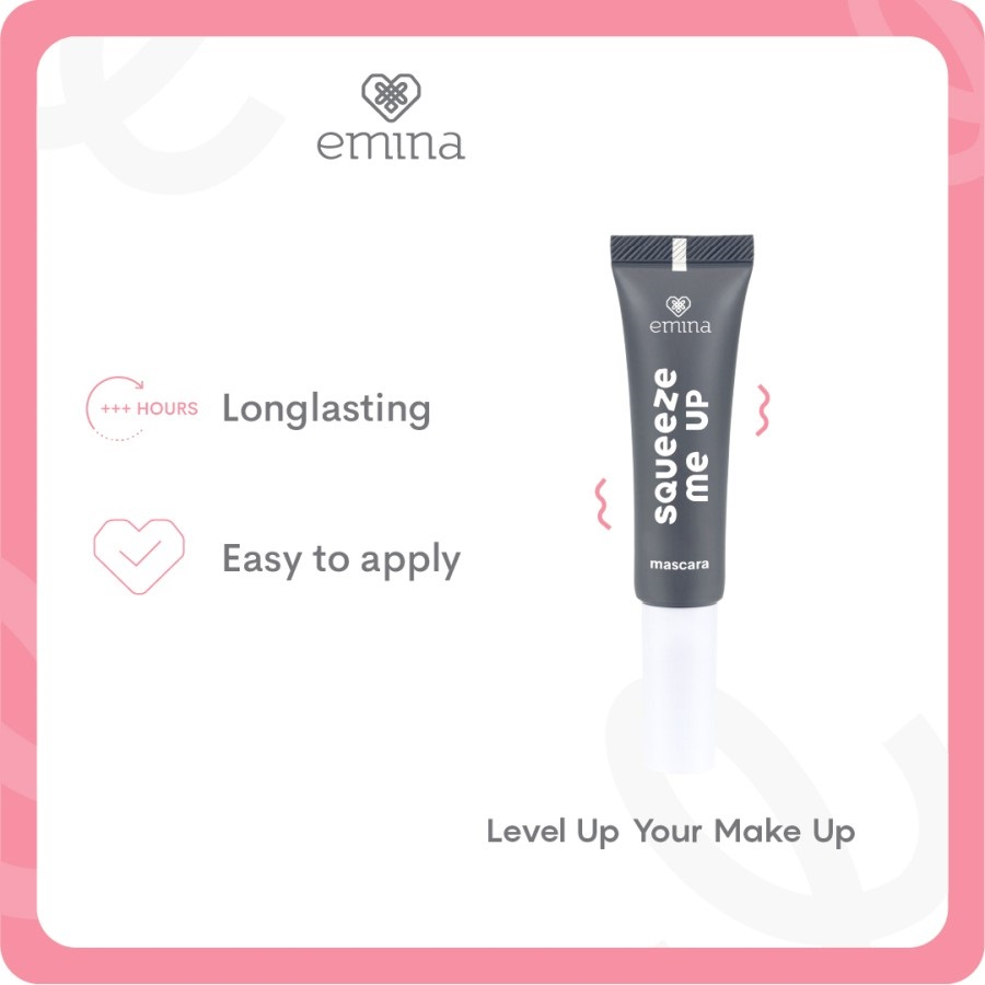 Emina Squeeze Me Up Mascara 8 g - Mascara Curling &amp; Lengthening Effect